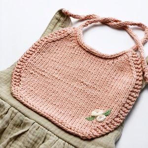 Knit Baby Bib